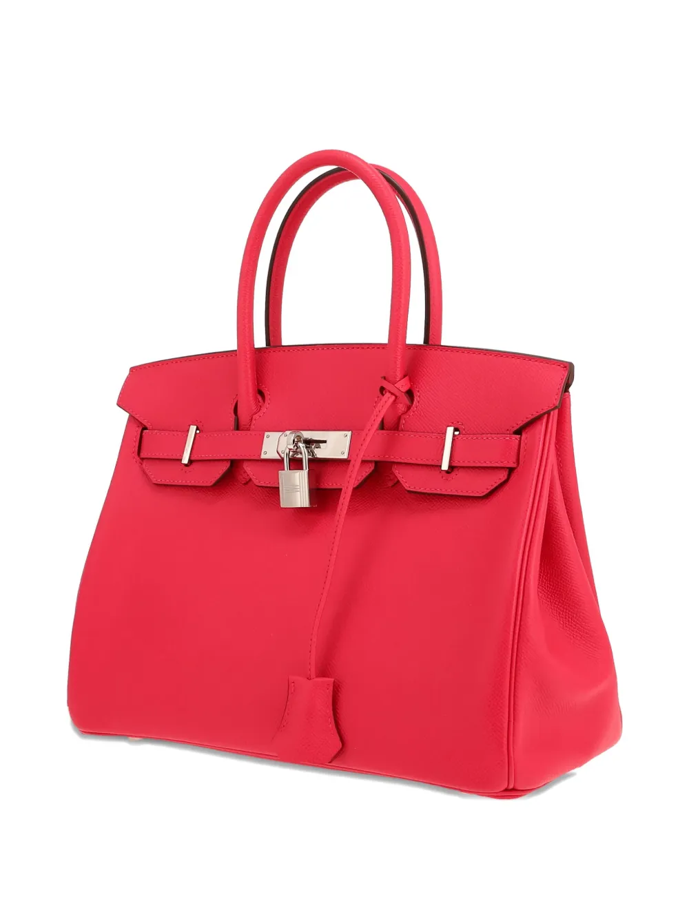 Pre-owned Hermes Birkin 30 Leather Handbag In Red