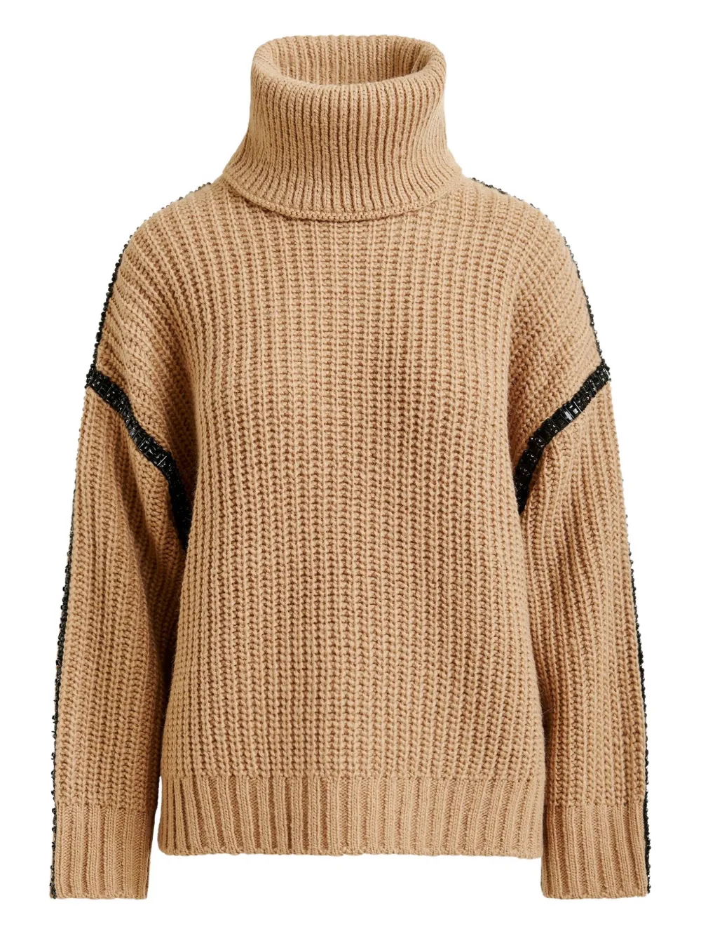 Essentiel Antwerp Indsay Crystal-embellishment Sweater In Brown