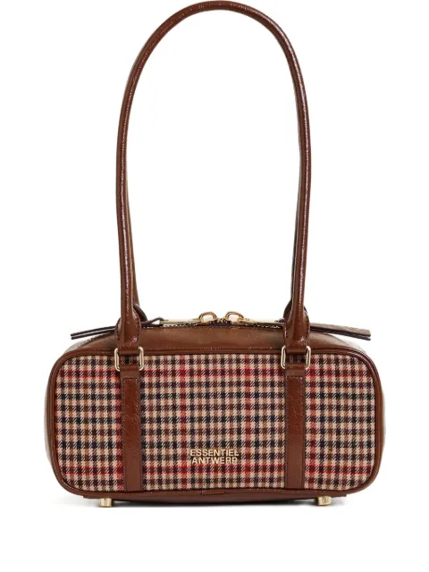 Essentiel Antwerp Igor checked-pattern shoulder bag