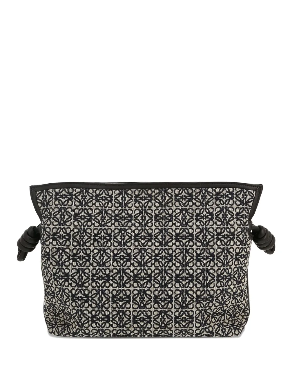Loewe Pre-Owned 2020s Flamenco Knot clutch bag - ブラック Loewe Pre-Owned 2020s Flamenco Knot clutch bag - ブラック