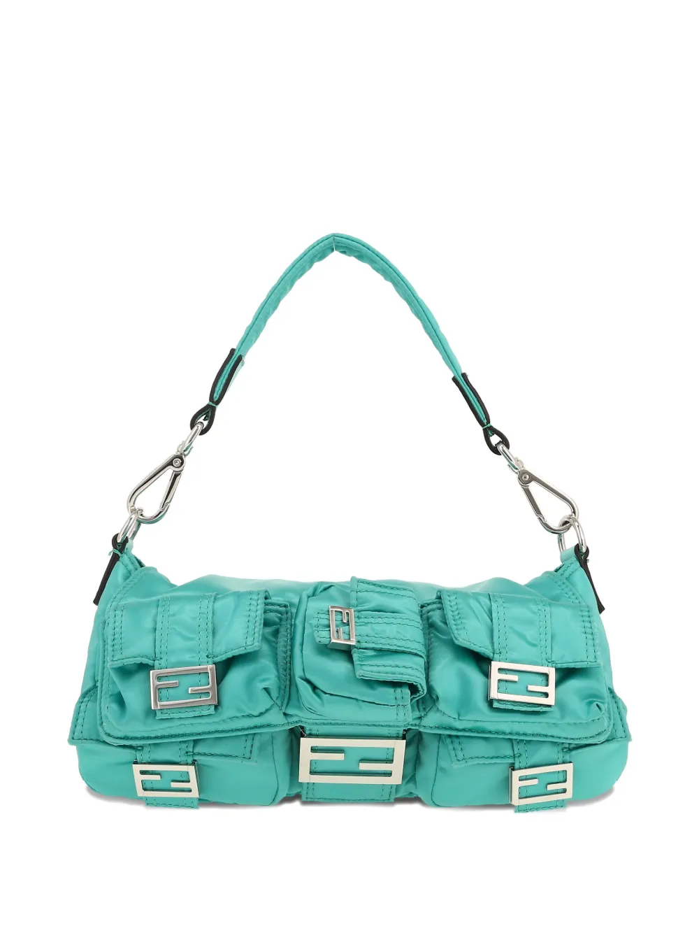 Fendi Pre-Owned 2023s Multipocket Baguette shoulder bag - ブルー Fendi Pre-Owned 2023s Multipocket Baguette shoulder bag - ブルー