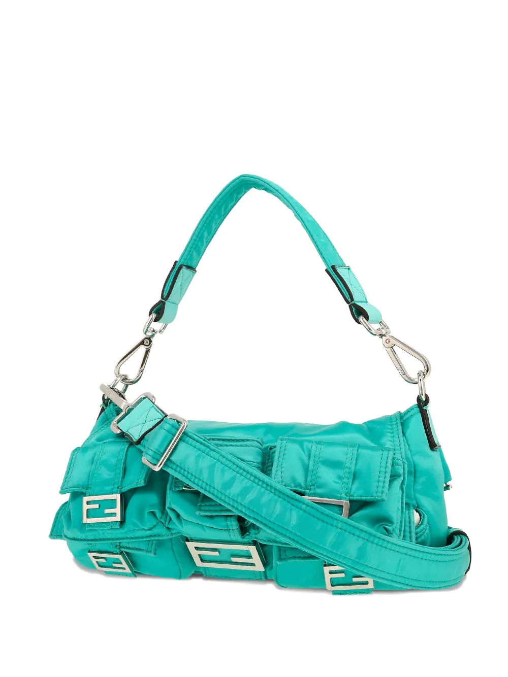 Fendi Pre-Owned 2023s Multipocket Baguette shoulder bag - ブルー Fendi Pre-Owned 2023s Multipocket Baguette shoulder bag - ブルー