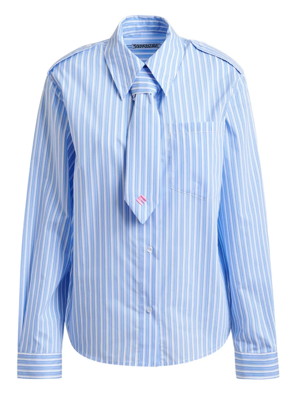 Essentiel Antwerp stripe-pattern shirt | Blue | Image 1