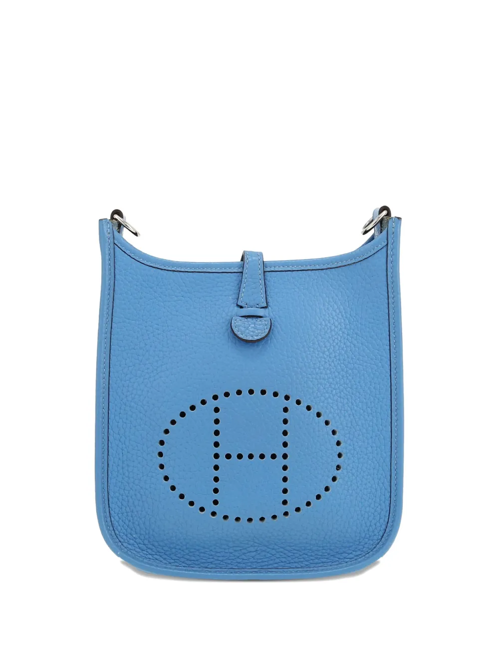 Hermès Pre-Owned mini Evelyne shoulder bag - ブルー Hermès Pre-Owned mini Evelyne shoulder bag - ブルー