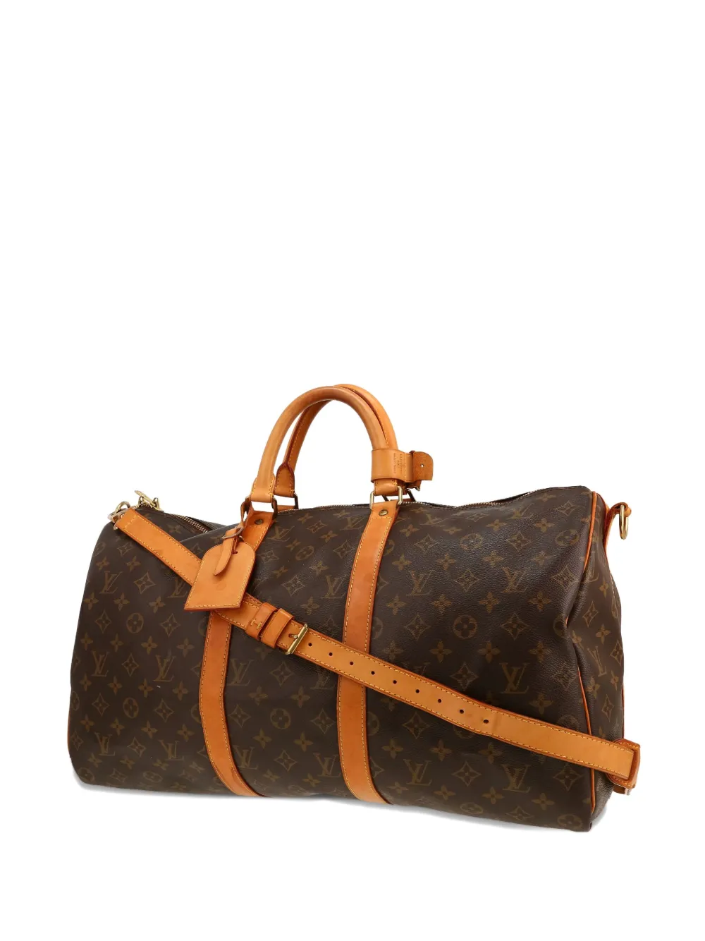 Louis Vuitton Pre-Owned Keepall 50 monogram canvas holdall - ブラウン Louis Vuitton Pre-Owned Keepall 50 monogram canvas holdall - ブラウン