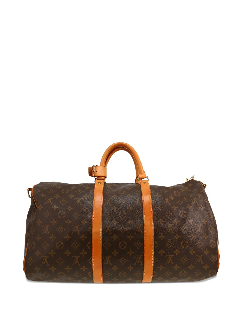 Pre-owned Louis Vuitton Keepall 50 Monogram Canvas Holdall In Brown