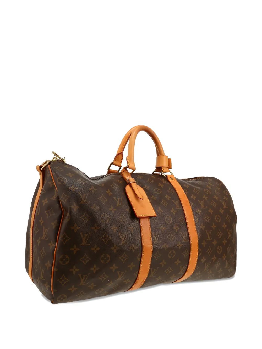 Pre-owned Louis Vuitton Keepall 50 Monogram Canvas Holdall In Brown