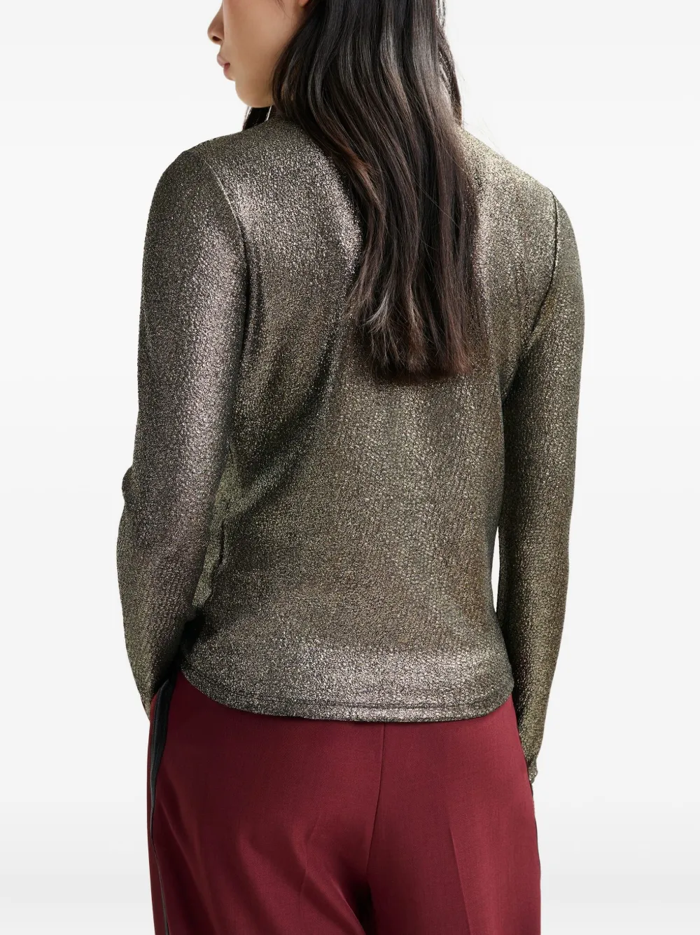 Essentiel Antwerp Turtleneck T-shirt In Brown