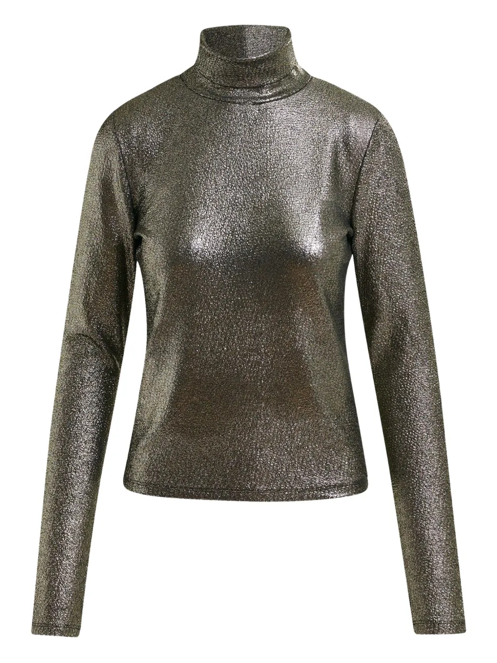 Essentiel Antwerp Turtleneck T-shirt In Brown