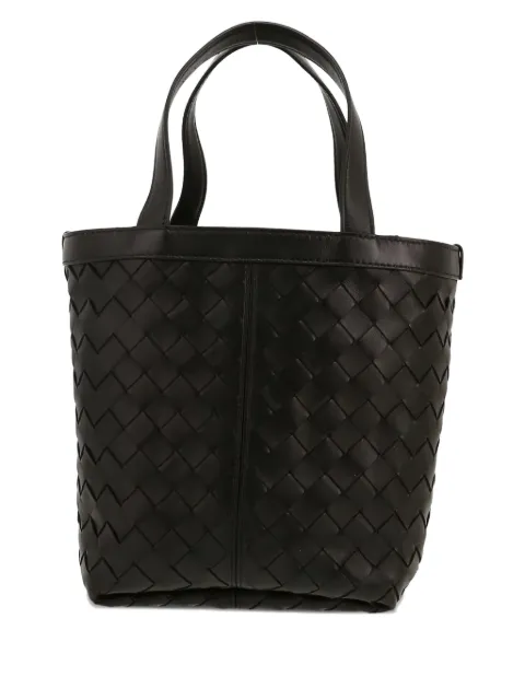 Bottega Veneta Pre-Owned  Flip Flap intrecciato-leather tote bag