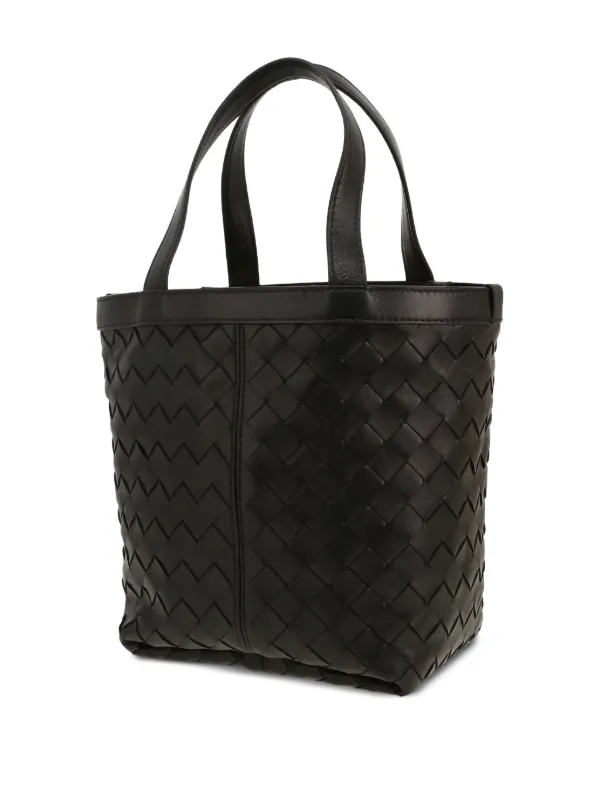 Bottega Veneta Pre-Owned Flip Flap intrecciato-leather Tote Bag