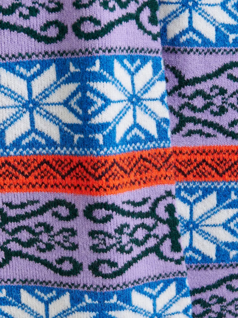 Essentiel Antwerp Multicolored-stripes Scarf In Purple