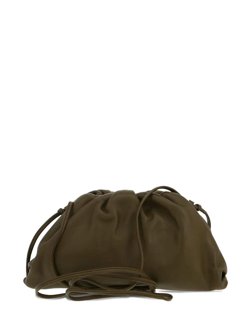 Bottega Veneta Pre-Owned Pouch leather clutch - グリーン Bottega Veneta Pre-Owned Pouch leather clutch - グリーン