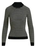Essentiel Antwerp stripe-pattern sweater - Black