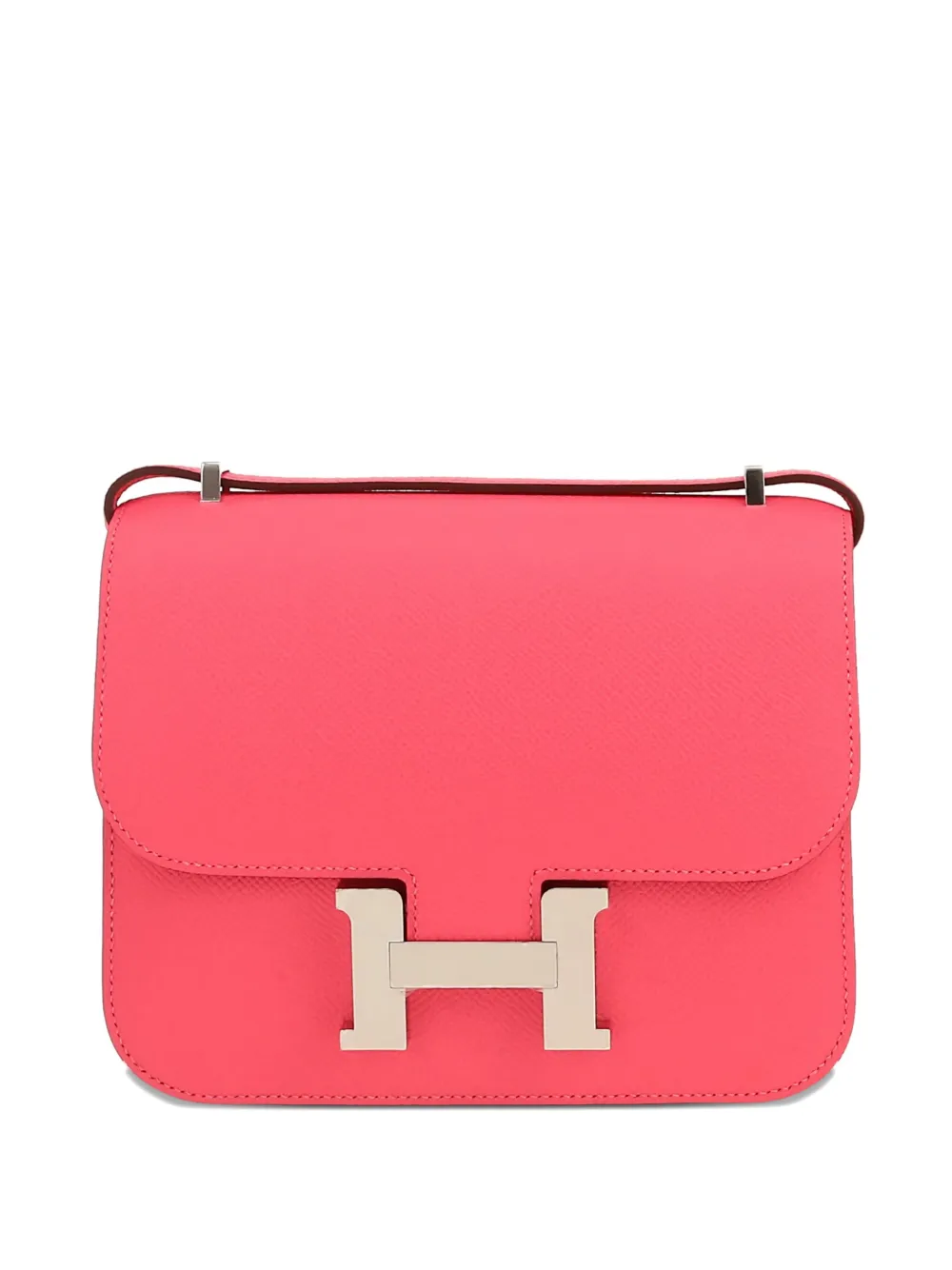Pre-owned Hermes Constance Handbag In Pink