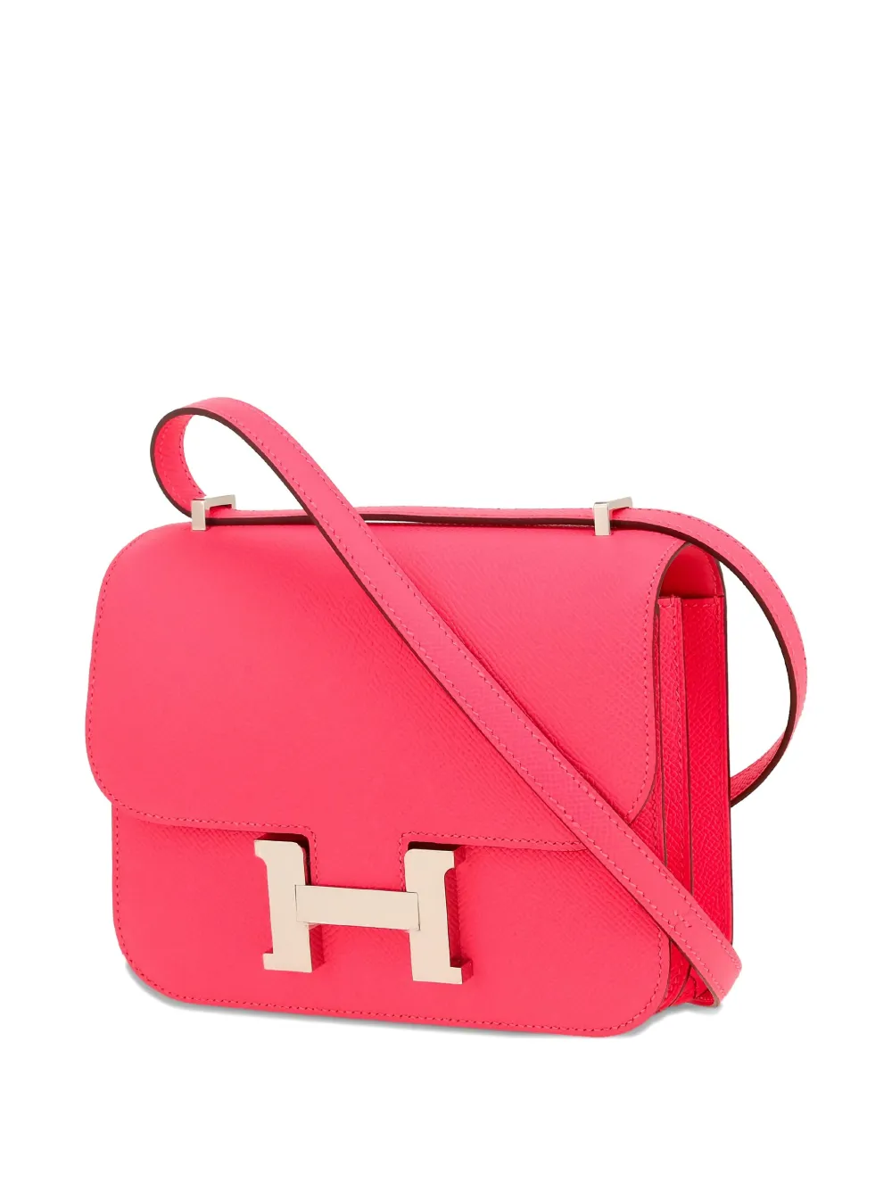 Pre-owned Hermes Constance Handbag In Pink