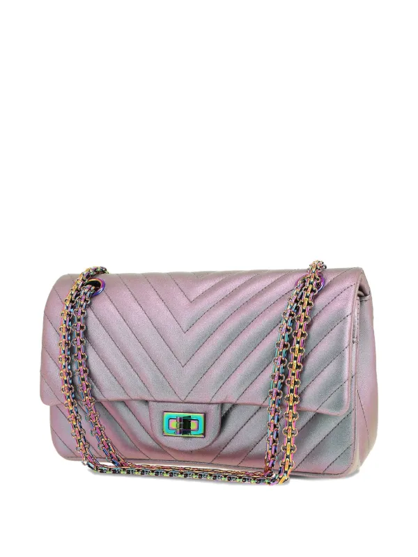 CHANEL Pre-Owned 2018 2.55 シェブロン キルティング ショルダー
