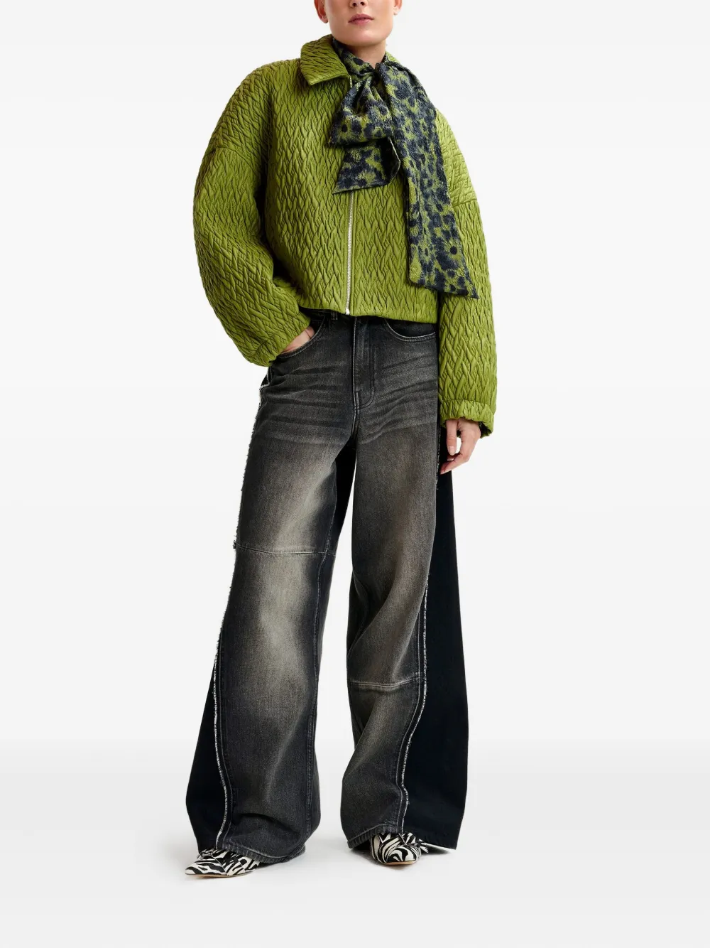 Essentiel Antwerp Industrious2 jeans met vlakken - Zwart