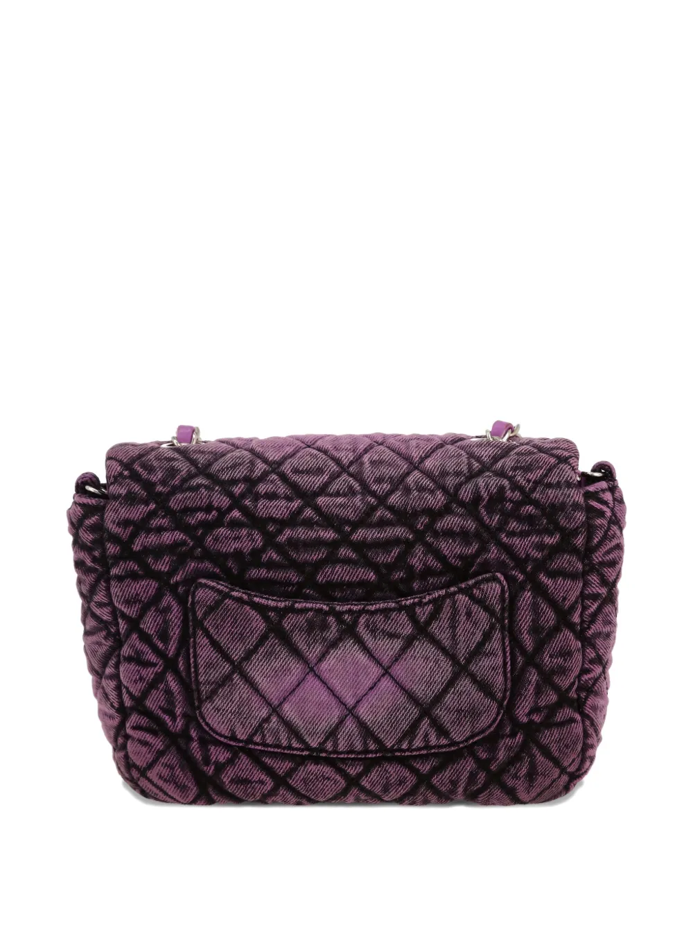 CHANEL Pre-Owned diamond-quilted denim cross body bag | Pre-Owned | Image 2