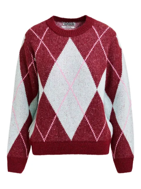 Essentiel Antwerp diamond-pattern crew-neck sweater
