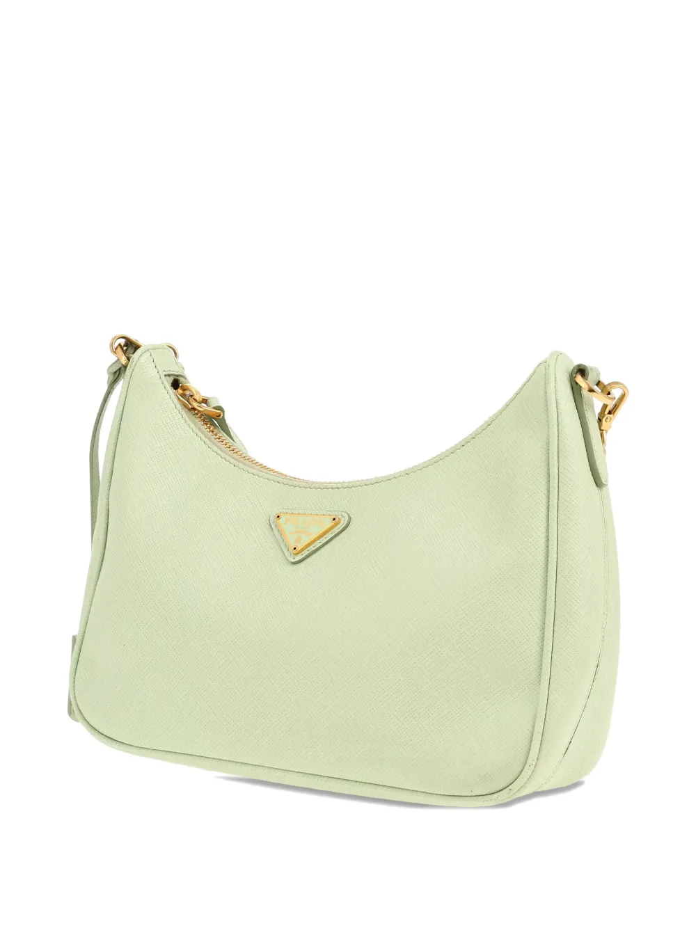 Pre-owned Prada Re-edition 2005 Shoulder Bag In Green