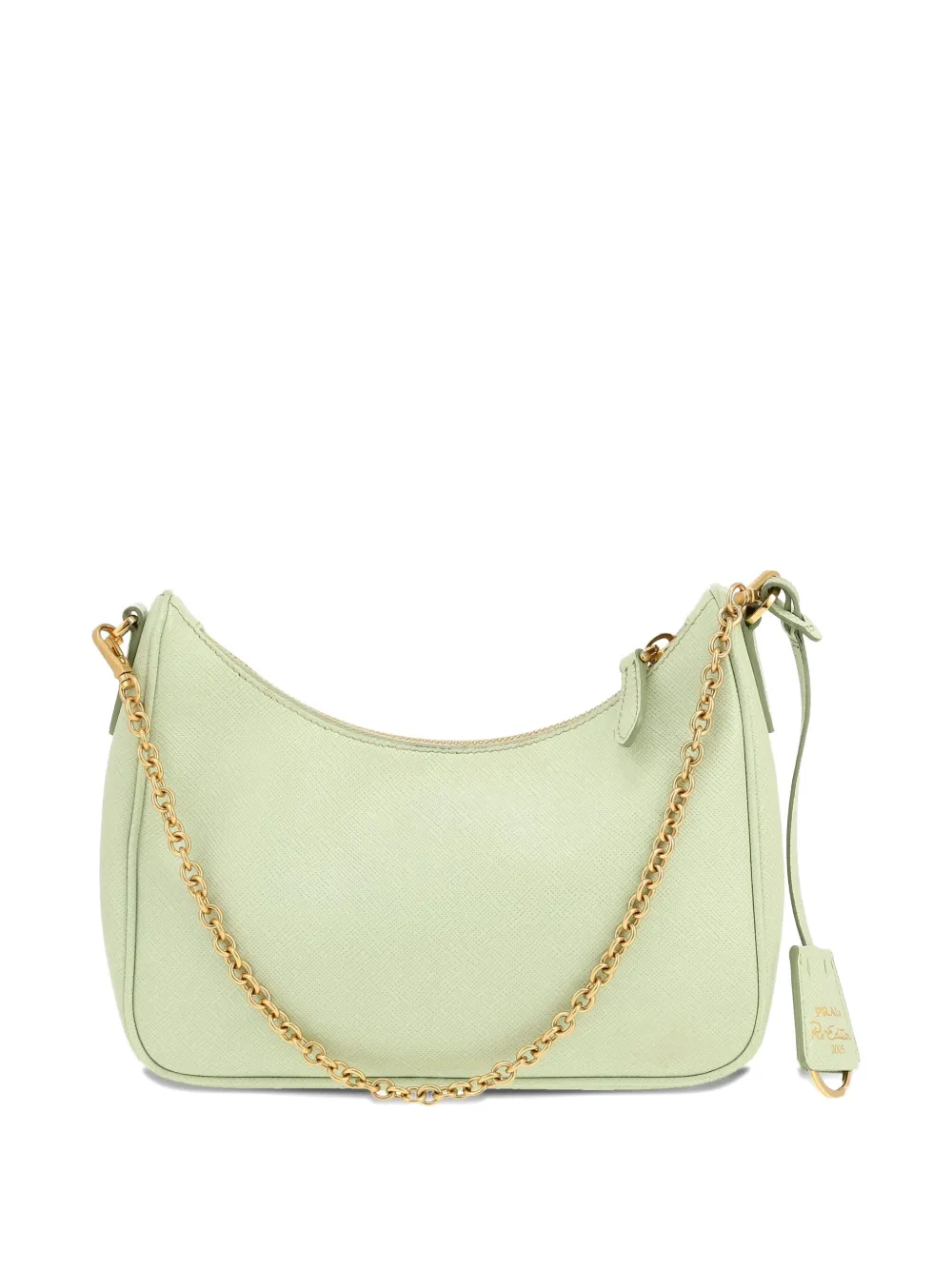 Pre-owned Prada Re-edition 2005 Shoulder Bag In Green