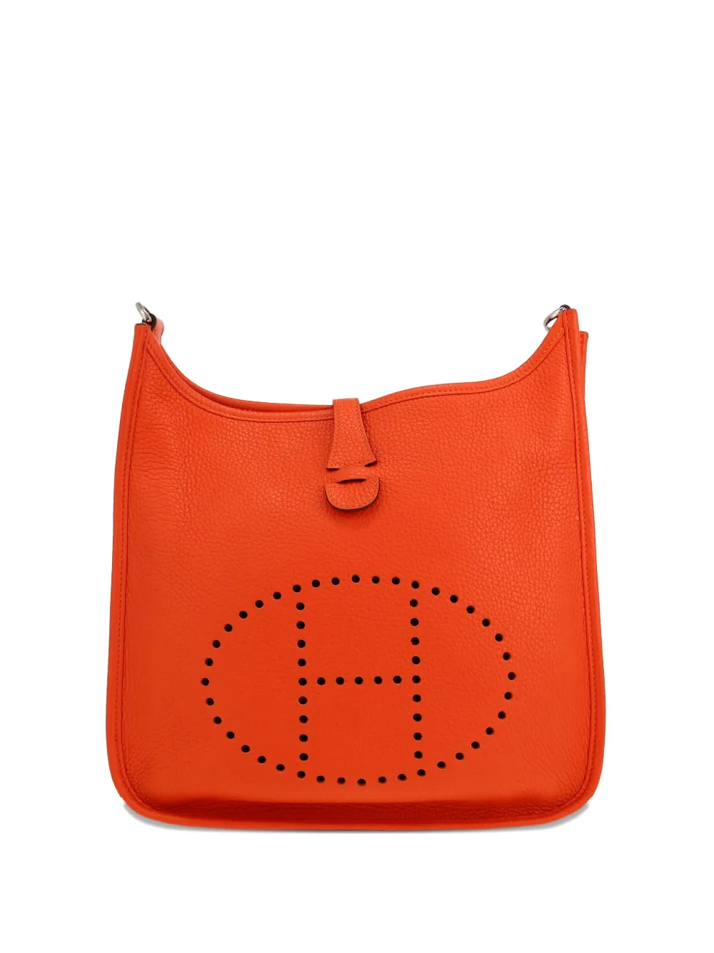 Hermès Pre-Owned Evelyne III perforated-leather shoulder bag - オレンジ Hermès Pre-Owned Evelyne III perforated-leather shoulder bag - オレンジ
