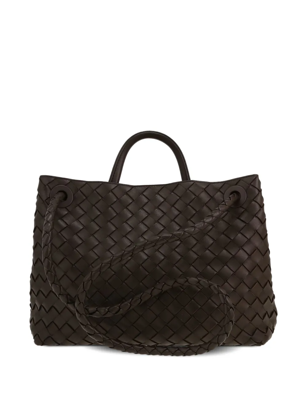Bottega Veneta Pre-Owned medium Andiamo Intrecciato-leather shoulder bag | Pre-Owned | Image 2
