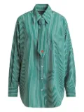 Essentiel Antwerp stripe-pattern shirt - Green