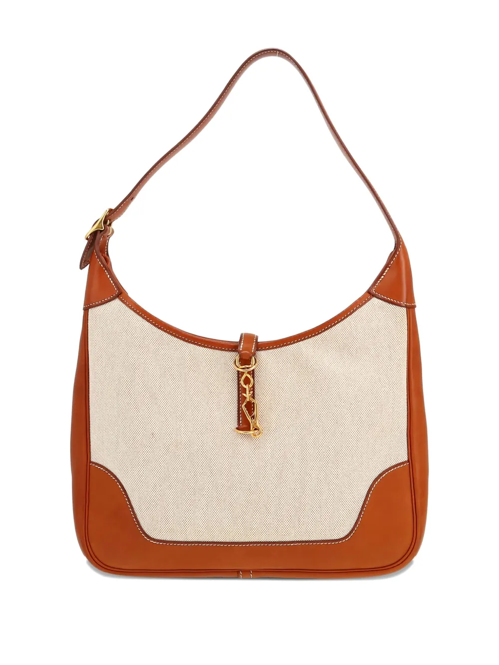 Hermès Pre-Owned Trim shoulder bag - ニュートラル Hermès Pre-Owned Trim shoulder bag - ニュートラル