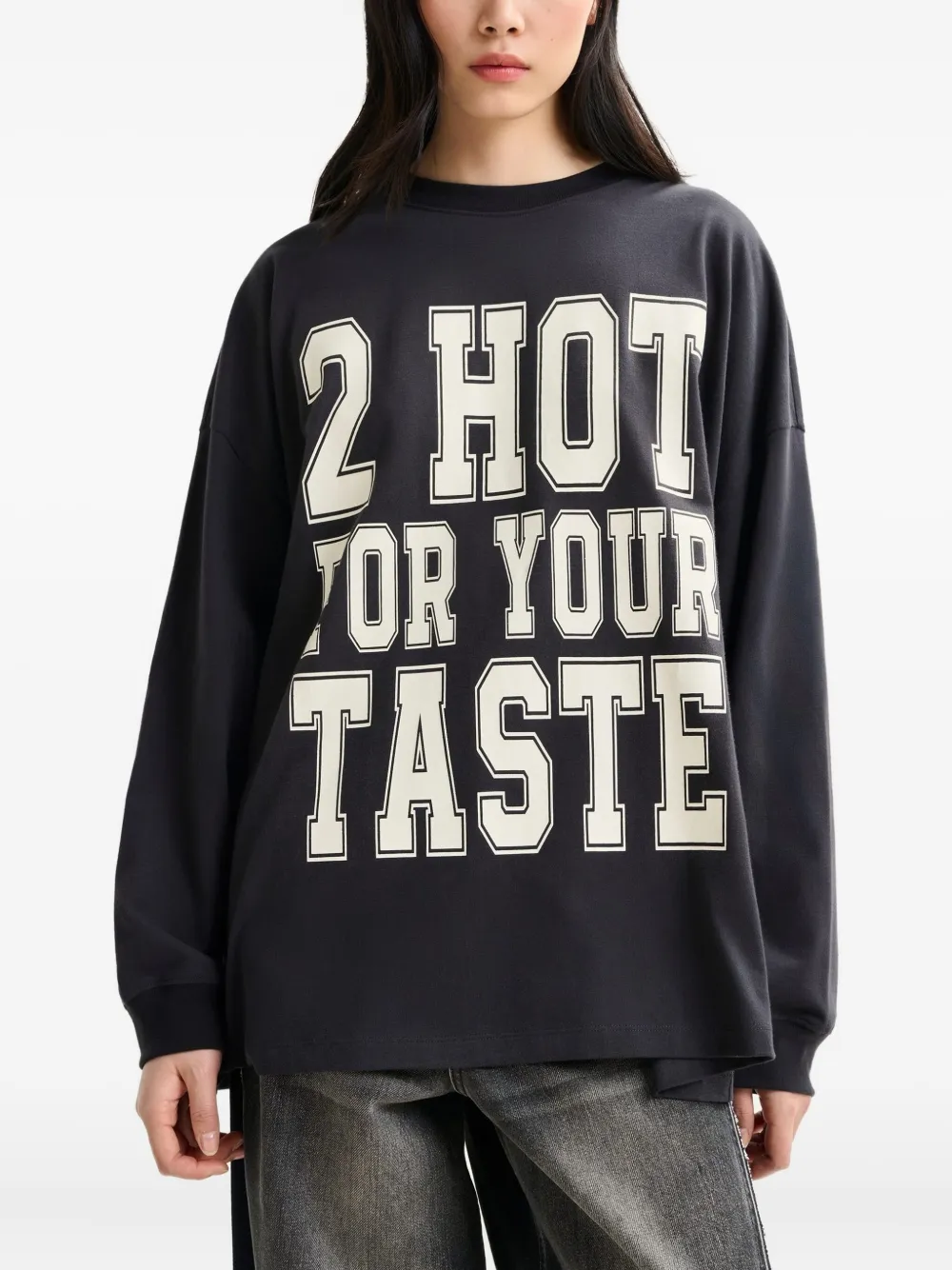 Essentiel Antwerp Letter-print T-shirt In Blue
