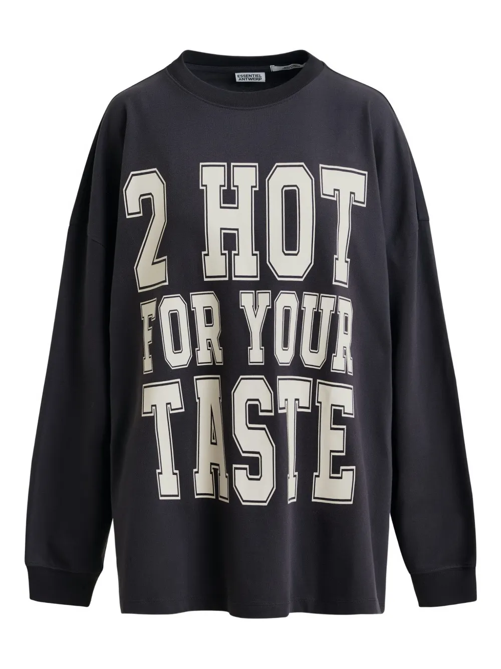 Essentiel Antwerp Letter-print T-shirt In Blue