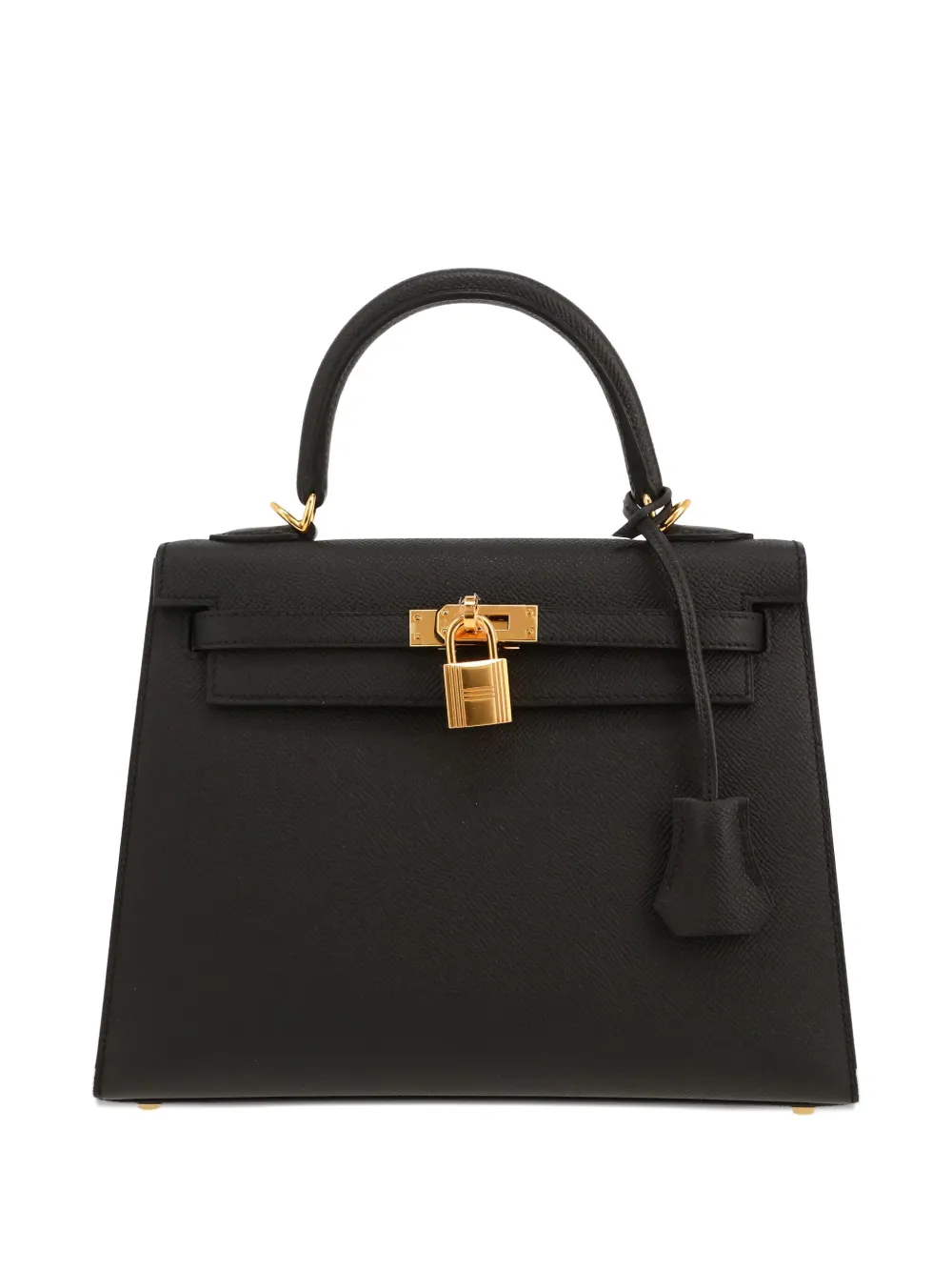 Hermès Pre-Owned Kelly 25 Epsom-leather tote bag - ブラック Hermès Pre-Owned Kelly 25 Epsom-leather tote bag - ブラック