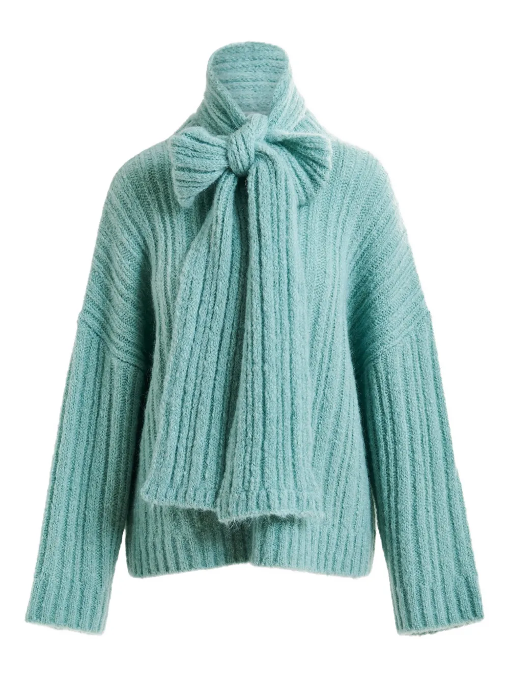 Essentiel Antwerp Ribbed-knit Sweater In Blue