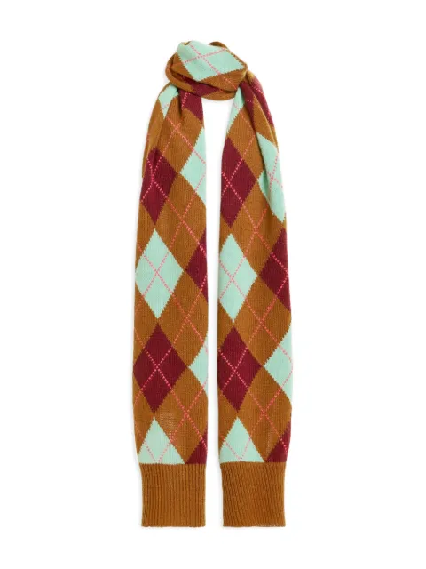 Essentiel Antwerp mascada con motivo de rombos en jacquard