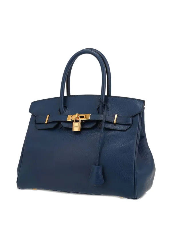 Hermès Pre-Owned バーキン ハンドバッグ | ブルー | FARFETCH JP