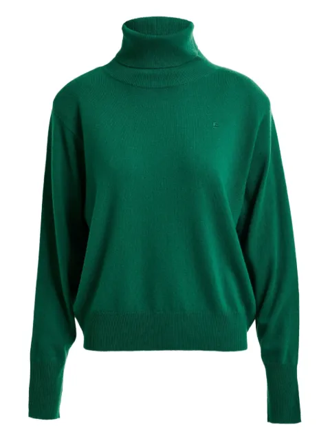 Essentiel Antwerp suéter con cuello de tortuga y logo bordado
