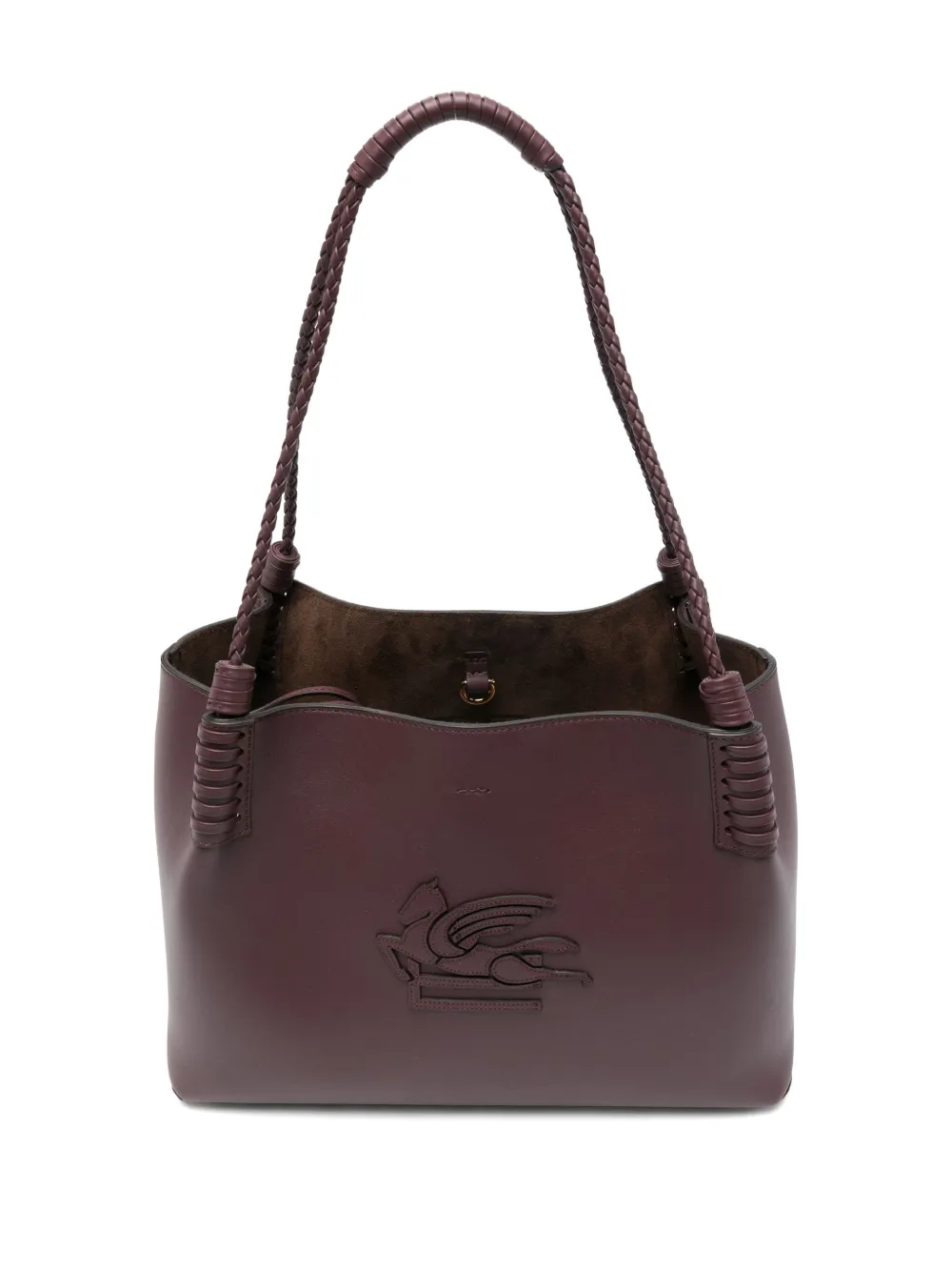 Etro Small Libra Leather Shoulder Bag In Red