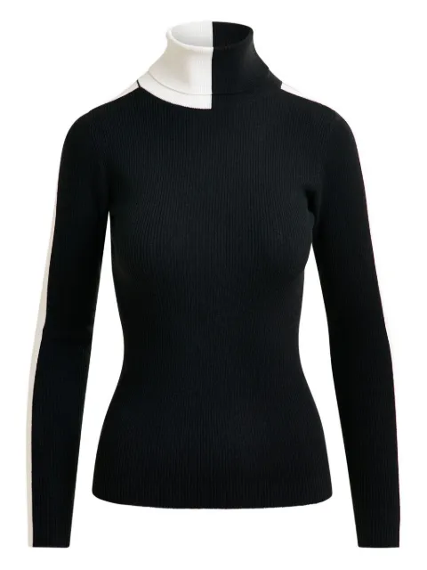 Essentiel Antwerp stripe-detail turtleneck sweater