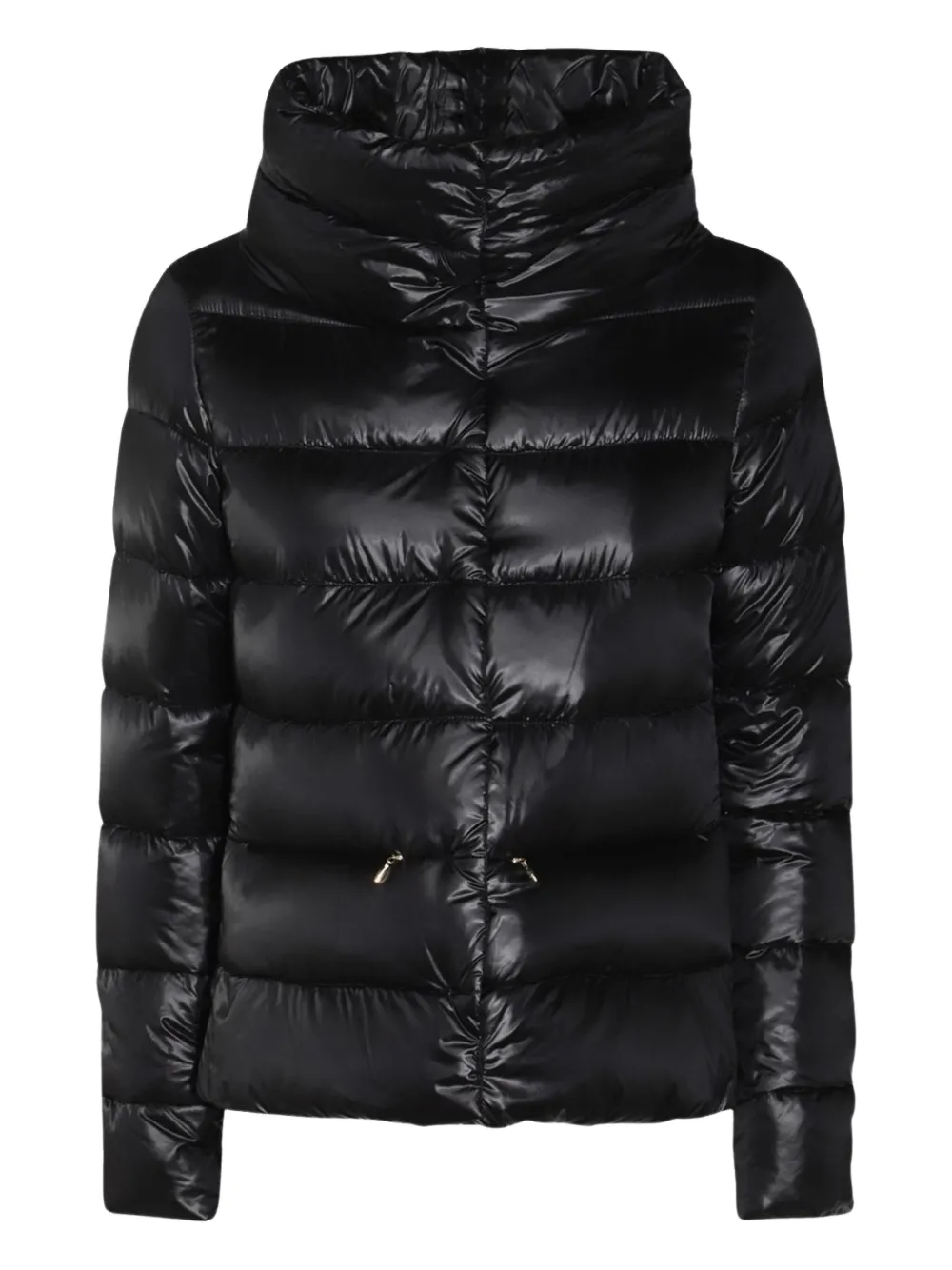 Herno ultralight high-neck quilted jacket - ブラック Herno ultralight high-neck quilted jacket - ブラック