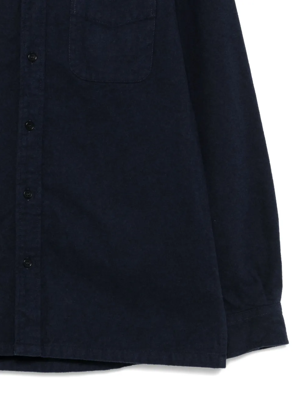 Aspesi Long-sleeve Button-down Shirt In Blue