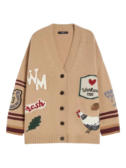 Weekend Max Mara embroidered stripe cardigan