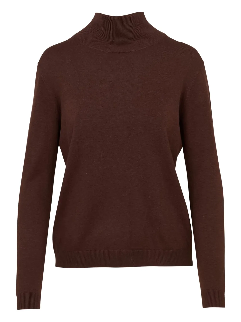 Weekend Max Mara Roll-neck Long-sleeve Sweater In Brown