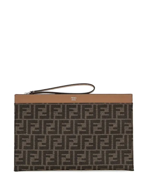 FENDI clutch med FF-logomønster