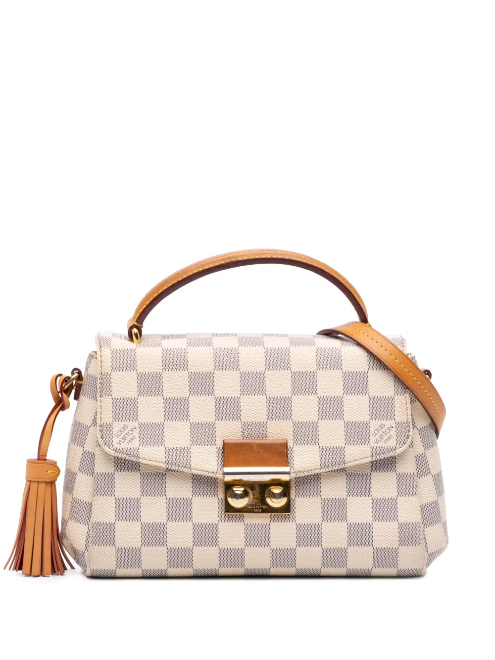 Louis Vuitton Pre-Owned 2017 Damier Azur Croisette satchel - ブルー Louis Vuitton Pre-Owned 2017 Damier Azur Croisette satchel - ブルー