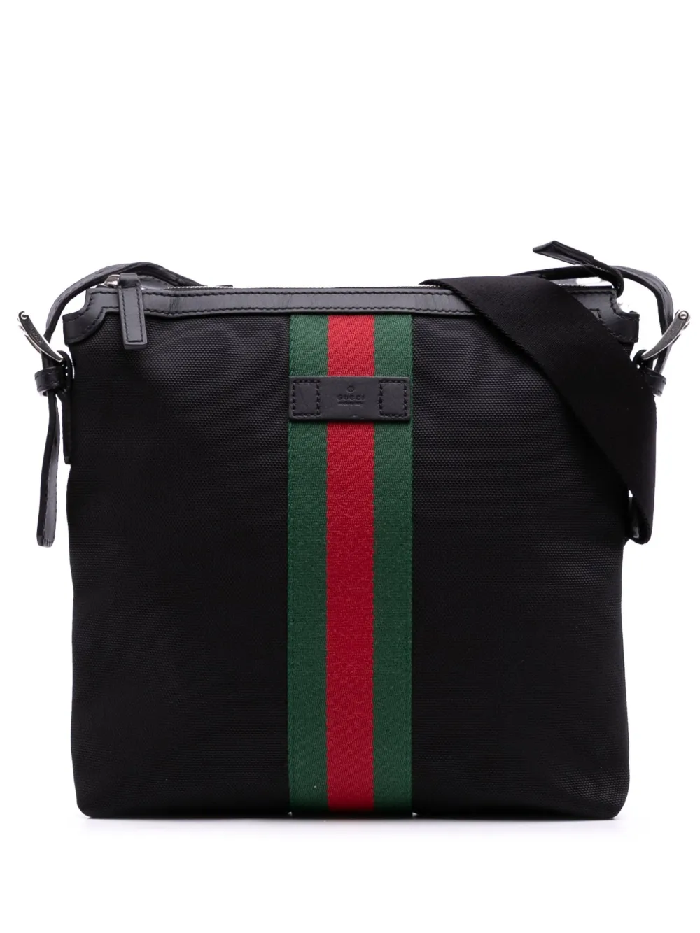 Gucci Pre-Owned 2016-2025 GG Techno Canvas Web Messenger Bag crossbody Gucci Pre-Owned 2016-2025 GG Techno Canvas Web Messenger Bag crossbody