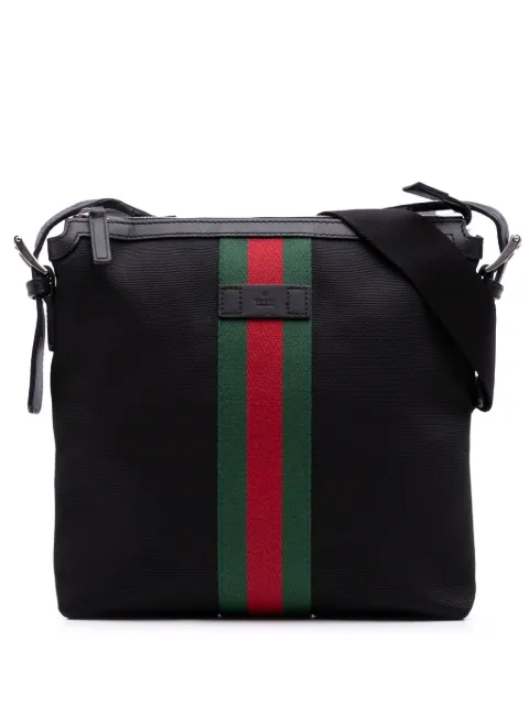 Gucci Pre-Owned 2016-2025 GG Techno Canvas Web Messenger Bag crossbody bag