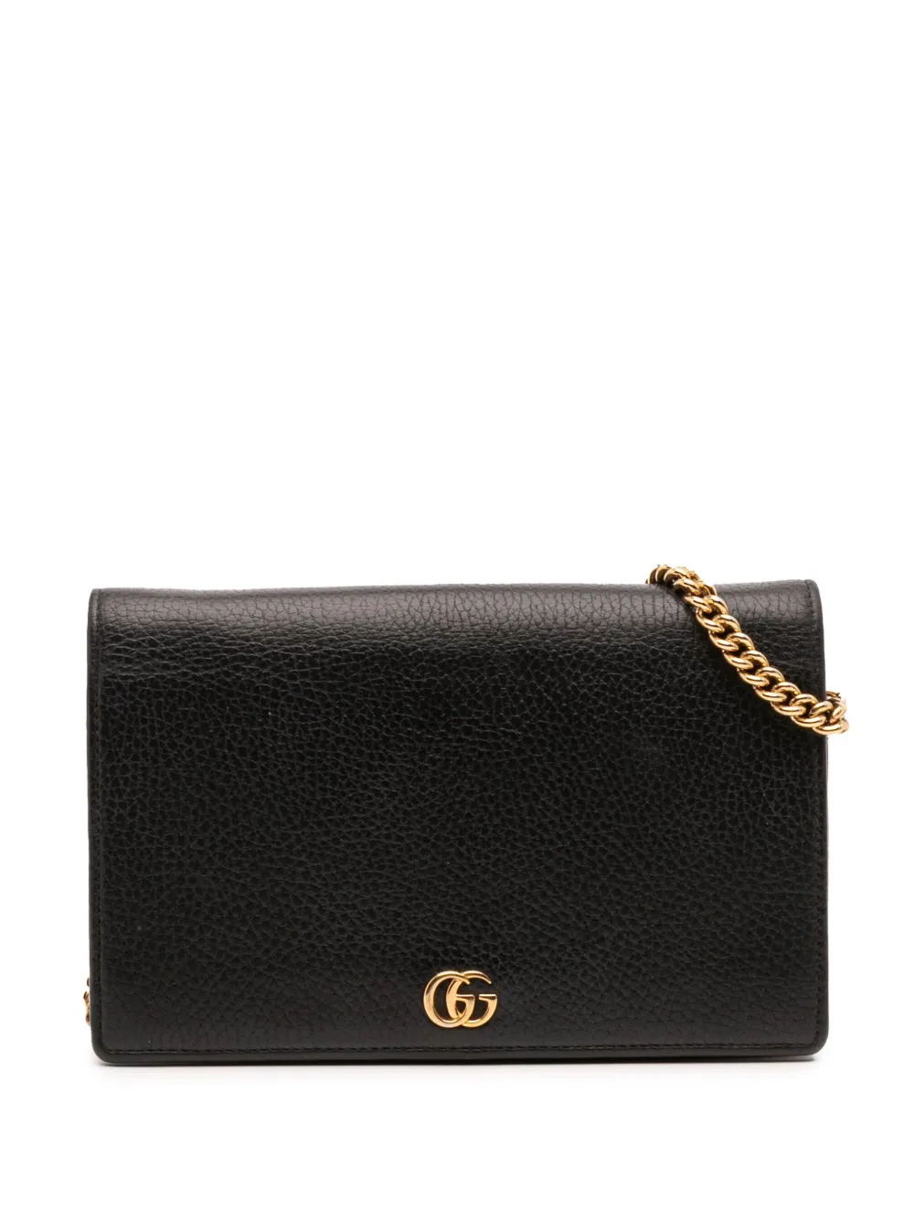 Gucci Pre-Owned 2016-2025 GG Marmont Leather Wallet On Chain crossbody Gucci Pre-Owned 2016-2025 GG Marmont Leather Wallet On Chain crossbody