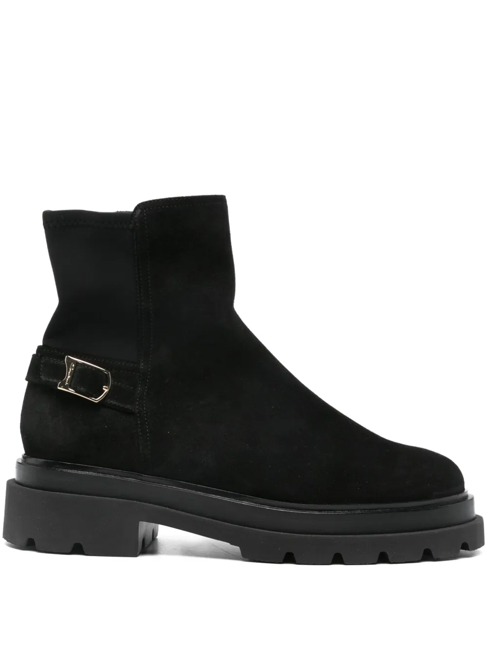 Santoni buckle-fastening boots Black