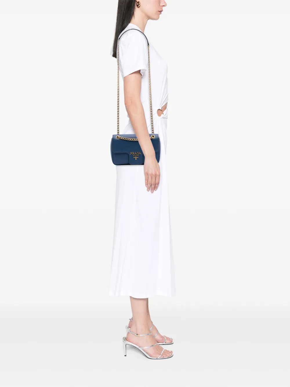 Prada Pre-Owned 2021-2025 Saffiano Pattina Chain crossbody bag | Pre-Owned | Image 2